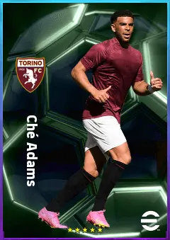 Ché Adams eFootball 2026 player card, 80 OVR CF