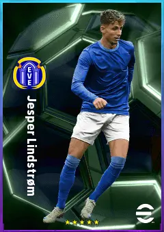Jesper Lindstrøm eFootball 2026 player card, 81 OVR AMF