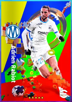 Adrien Rabiot eFootball 2026 player card, 82 OVR SS