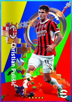 Christian Pulišić eFootball 2026 player card, 83 OVR AMF