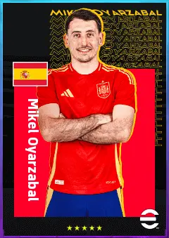 Mikel Oyarzabal eFootball 2026 player card, 82 OVR CF