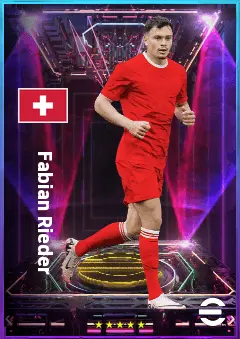 Fabian Rieder eFootball 2026 player card, 79 OVR AMF