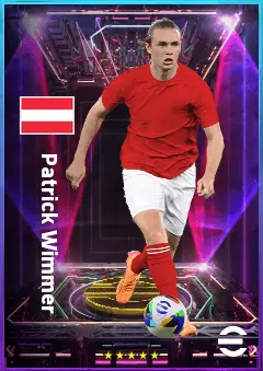 Patrick Wimmer eFootball 2026 player card, 79 OVR RWF