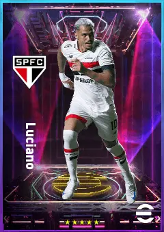 Luciano eFootball 2026 player card, 80 OVR SS