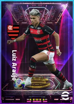 Luiz Araújo eFootball 2026 player card, 79 OVR RMF