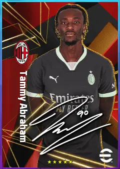 Tammy Abraham eFootball 2026 player card, 78 OVR CB