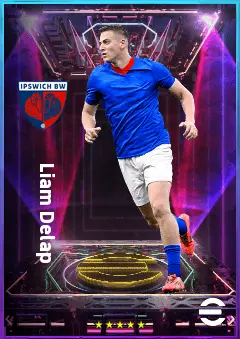 Liam Delap eFootball 2026 player card, 78 OVR CF