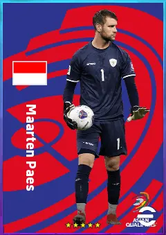 Maarten Paes eFootball 2026 player card, 78 OVR GK