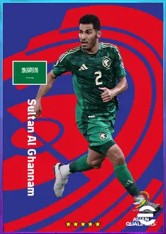 Sultan Al Ghannam eFootball 2026 player card, 79 OVR RB