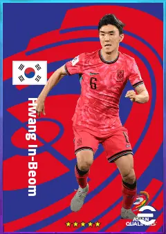 Hwang In-Beom eFootball 2026 player card, 78 OVR CMF