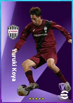 Yuruki Koya eFootball 2026 player card, 78 OVR LWF