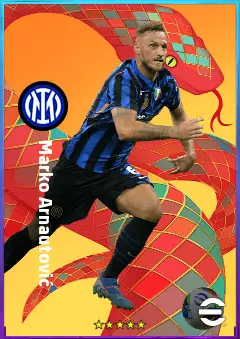 Marko Arnautović eFootball 2026 player card, 80 OVR CF