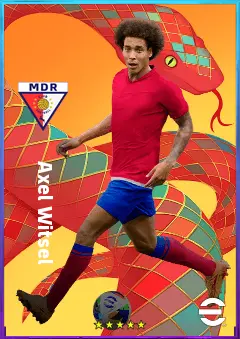 Axel Witsel eFootball 2026 player card, 82 OVR CB