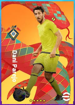 Dani Parejo eFootball 2026 player card, 82 OVR CMF
