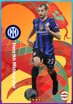 Henrikh Mkhitaryan eFootball 2026 player card, 81 OVR AMF