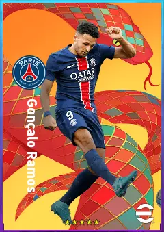 Gonçalo Ramos eFootball 2026 player card, 82 OVR CF