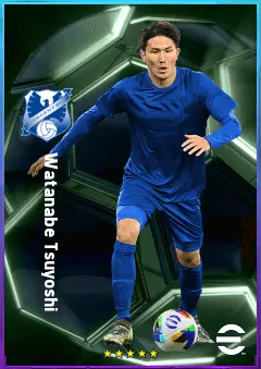 Watanabe Tsuyoshi eFootball 2026 player card, 78 OVR CB