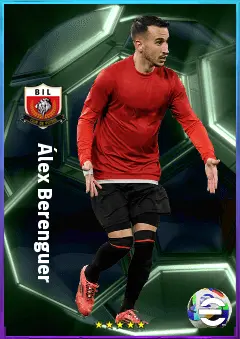 Álex Berenguer eFootball 2026 player card, 80 OVR LWF