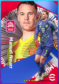Manuel Neuer eFootball 2026 player card, 84 OVR GK