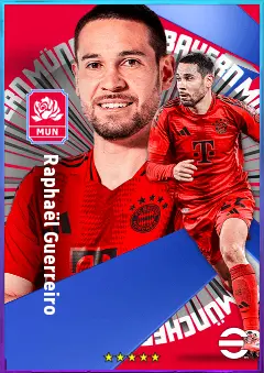 Raphaël Guerreiro eFootball 2026 player card, 82 OVR LB