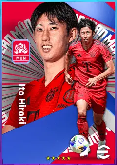 Ito Hiroki eFootball 2026 player card, 82 OVR CB