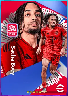 Sacha Boey eFootball 2026 player card, 81 OVR RB