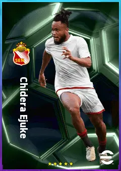 Chidera Ejuke eFootball 2026 player card, 79 OVR LWF
