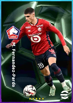 M. Fernandez-Pardo eFootball 2026 player card, 77 OVR CF