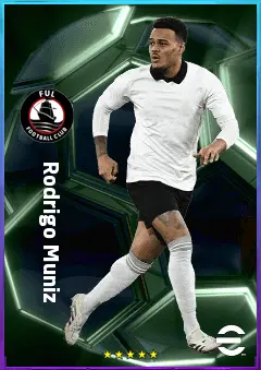 Rodrigo Muniz eFootball 2026 player card, 82 OVR CF