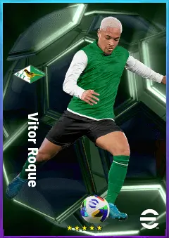 Vitor Roque eFootball 2026 player card, 81 OVR CF