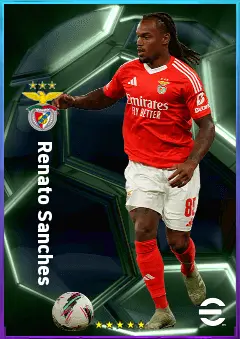 Renato Sanches eFootball 2026 player card, 81 OVR CMF