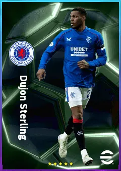 Dujon Sterling eFootball 2026 player card, 78 OVR RB