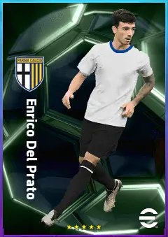 Enrico Del Prato eFootball 2026 player card, 79 OVR RB