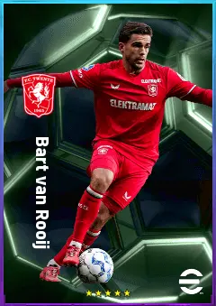 Bart van Rooij eFootball 2026 player card, 78 OVR RB
