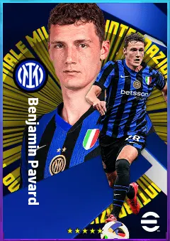 Benjamin Pavard eFootball 2026 player card, 83 OVR CB