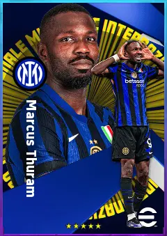 Marcus Thuram eFootball 2026 player card, 83 OVR CF