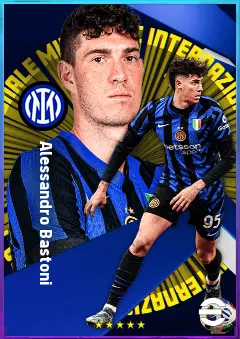 Alessandro Bastoni eFootball 2026 player card, 84 OVR CB