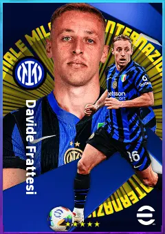 Davide Frattesi eFootball 2026 player card, 82 OVR CMF