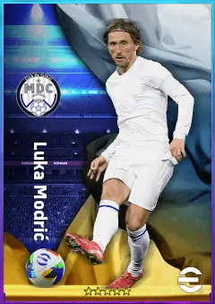Luka Modrić eFootball 2026 player card, 81 OVR CMF