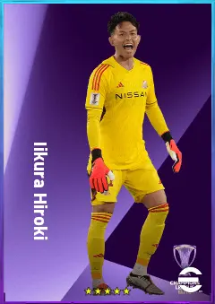 Iikura Hiroki eFootball 2026 player card, 76 OVR GK