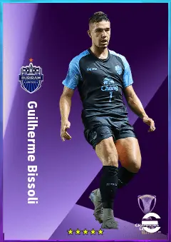 Guilherme Bissoli eFootball 2026 player card, 79 OVR CF