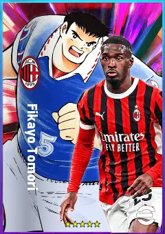 Fikayo Tomori eFootball 2026 player card, 82 OVR CB