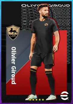 Olivier Giroud eFootball 2026 player card, 82 OVR CF