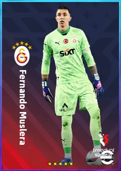 Fernando Muslera eFootball 2026 player card, 82 OVR GK