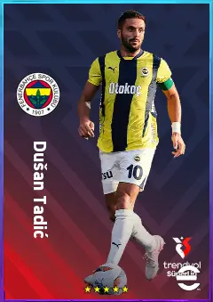 Dušan Tadić eFootball 2026 player card, 81 OVR LWF
