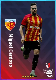 Miguel Cardoso eFootball 2026 player card, 77 OVR RWF