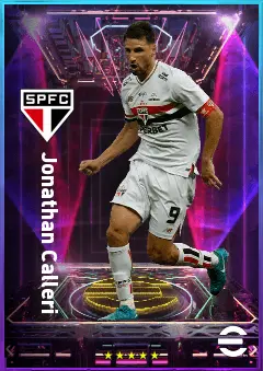 Jonathan Calleri eFootball 2026 player card, 81 OVR CF