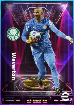 Weverton eFootball 2026 player card, 81 OVR GK