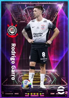 Rodrigo Garro eFootball 2026 player card, 82 OVR AMF