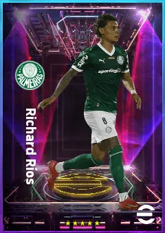 Richard Ríos eFootball 2026 player card, 80 OVR CMF